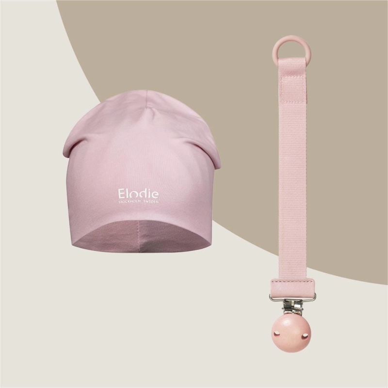 Elodie Details - bawełniana czapka dziecięca 1-2 Lata  | Candy Pink