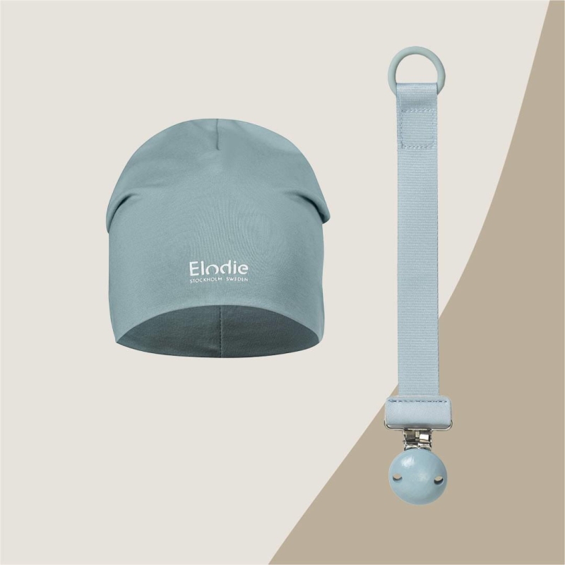 Elodie Details - bawełniana czapka dziecięca 2-3 Lata | Aqua Turquise