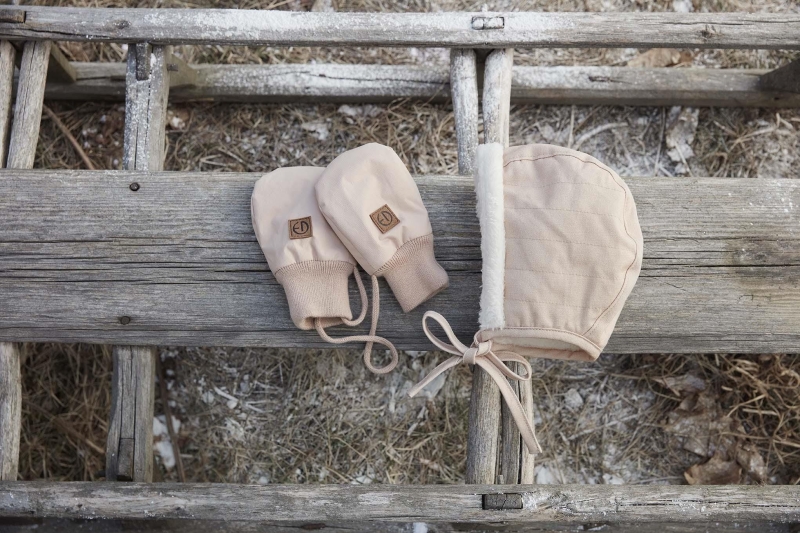 Elodie Details Winter Bonnet - zimowa czapka dziecięca 0-3 mc | Blushing Pink