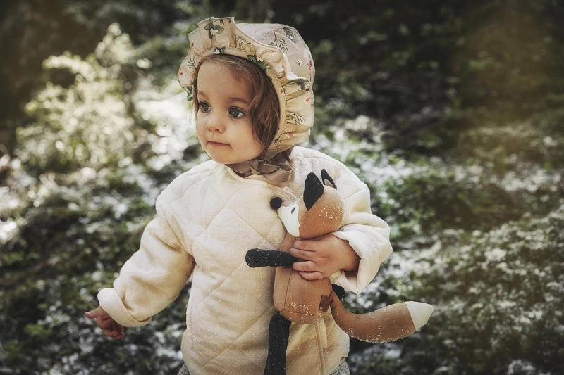 Elodie Details Winter Bonnet - zimowa czapka dziecięca 0-3 mc | Meadow Blossom