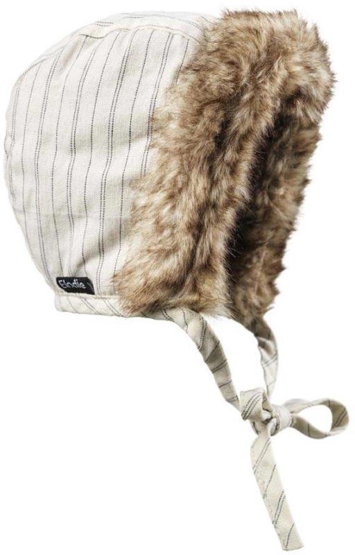 Elodie Details Winter Bonnet - zimowa czapka dziecięca 0-3 mc | Pinstripe