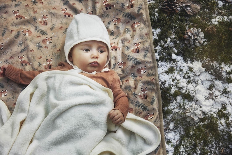 Elodie Details Winter Bonnet - zimowa czapka dziecięca 6-12 mc | Shearling