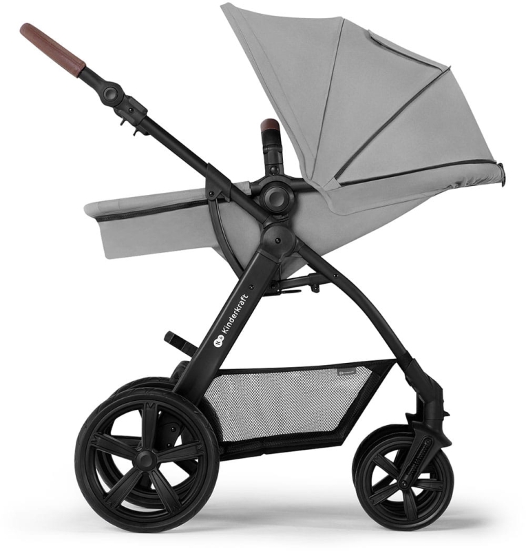 kinderkraft wozek wielofunkcyjny 3w1 z fotelikiem moov ct grey szary