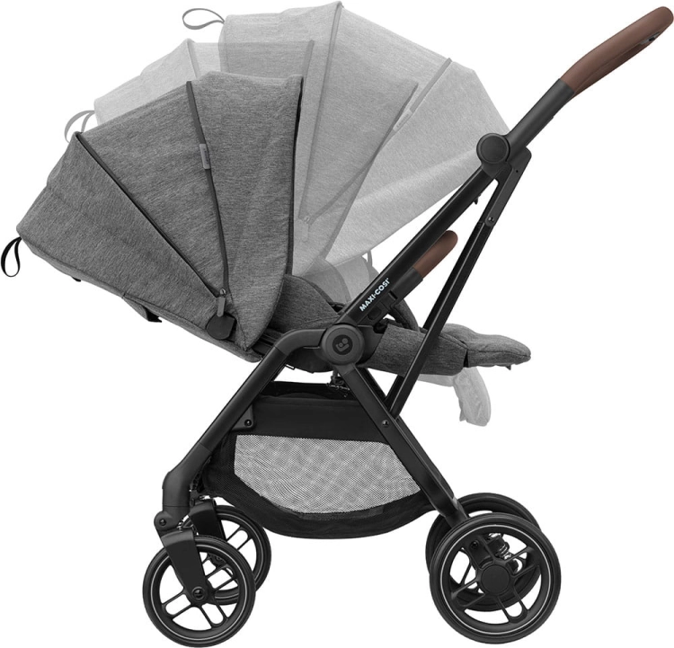maxi cosi leona 2 select grey spacerowka szara odchylane oparcie