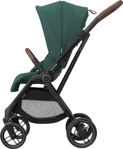 maxi cosi leona2 essential green spacerowka zielona bokiem
