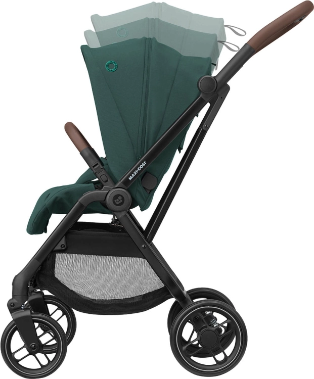maxi cosi leona2 essential green spacerowka zielona wydluzane oparcie