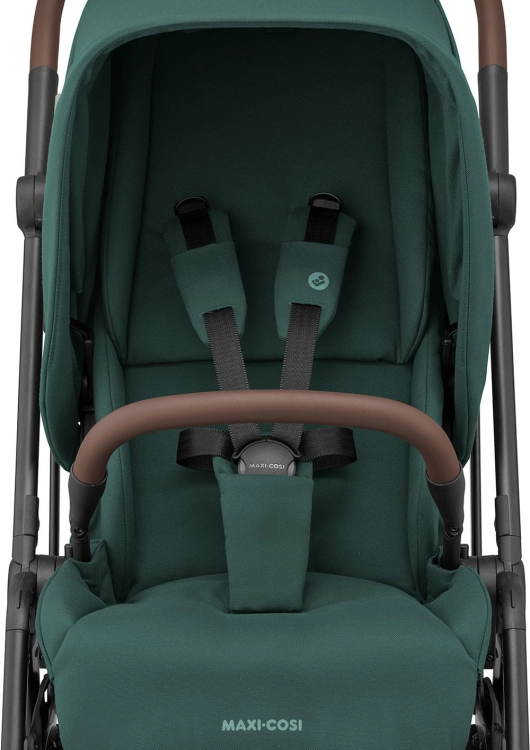maxi cosi leona2 essential green spacerowka zielona siedzisko