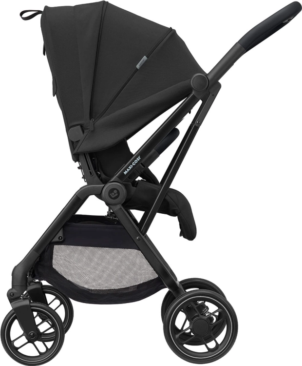 maxi cosi leona2 spacerowka essential black czarna przodem do rodzica