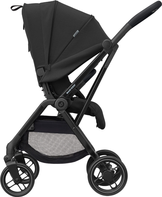 maxi cosi leona2 spacerowka essential black czarna przodem do rodzica