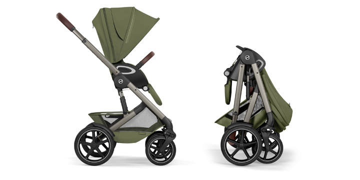 cybex wozek spacerowka skladanie do kompaktowych rozmiarow