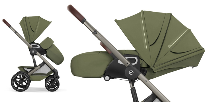 Wozek spacerowy Cybex Talos wygodne siedzisko z wkladka