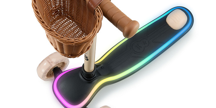 Kinderkraft LED Raket hulajnoga podswietlany podest