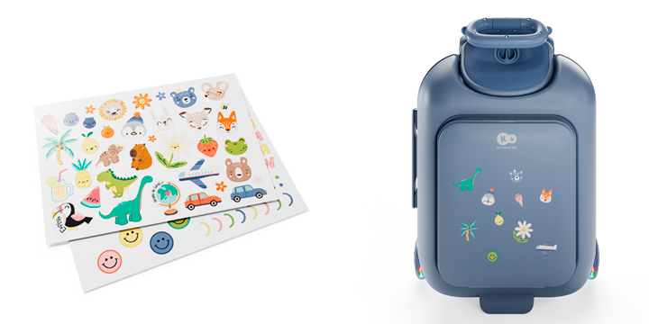 Walizeczka dziecięca z naklejkami do dekoracji Kinderkraft Cabby