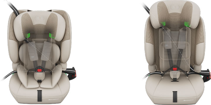 Fotelik montowany na pas samochodowy Kinderkraft