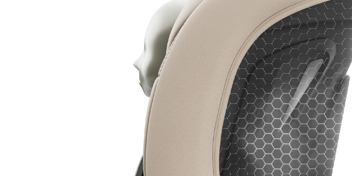 Osłona boczna w foteliku samochodowym dla starszaka