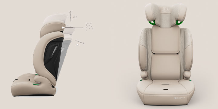 Kinderkraft Comfort Up 2 Plus regulowany fotelik samochodowy dla dziecka