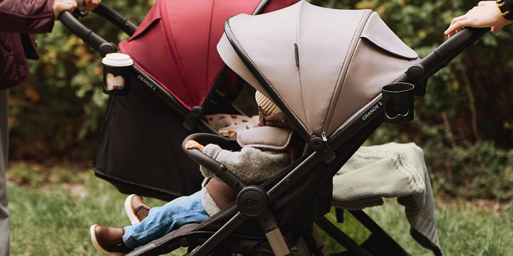 Wózek spacerowy z rozkładanym oparciem