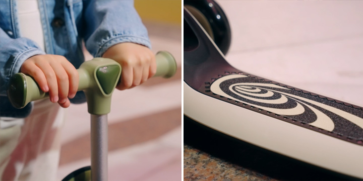 Kinderkraft Halley2 bezpieczna certyfikowana hulajnoga 2w1