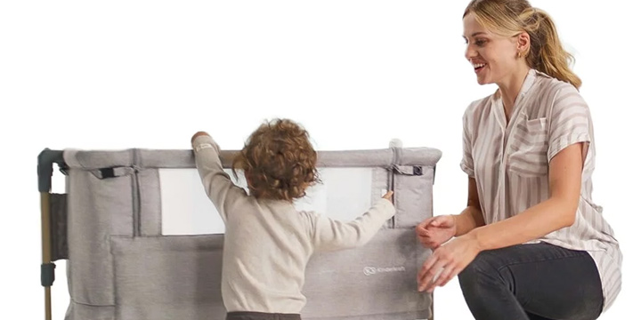 Kinderkraft Nestee Grow 2 wytrzymałe łóżeczko dziecięce 3w1
