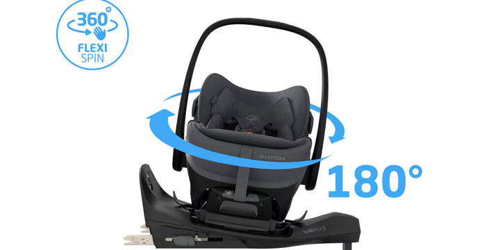 Obrotowy fotelik samochodowy 0-13 kg