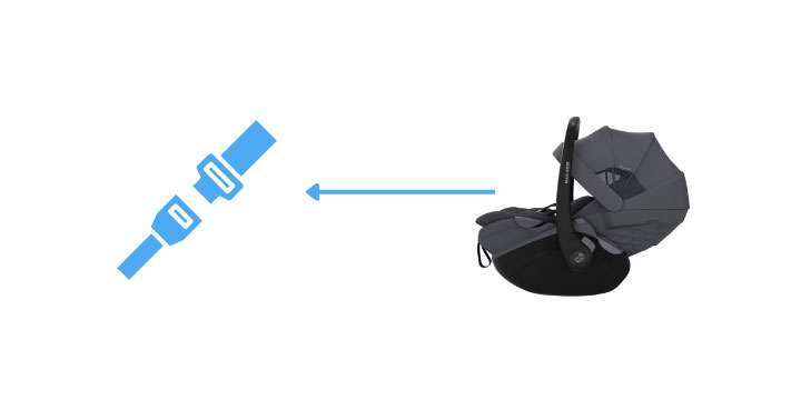 Fotelik Maxi-Cosi dla noworodka na pas