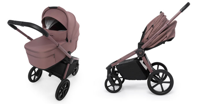 Wózek dziecięcy 2w1 Muuvo Fold składany z gondolą - ewozki.eu