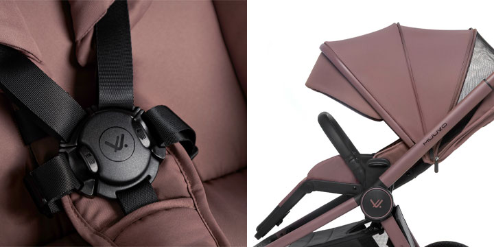 Spacerówka Muuvo regulowane siedzisko