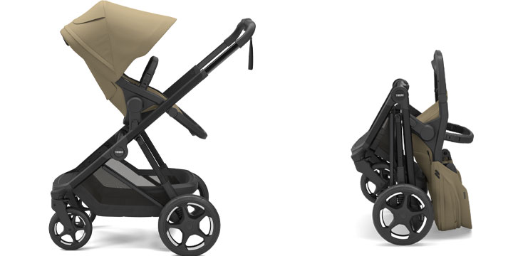 Thule Charm łatwe kompaktowe składanie wózka