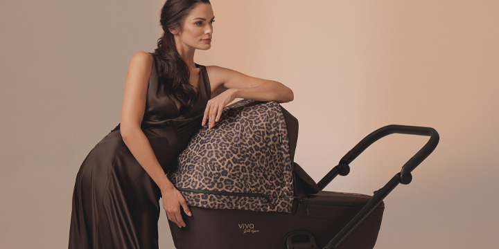 Tutis Viva 6 + elegancki wózek dziecięcy 2w1 kolekcja Wild Elegance
