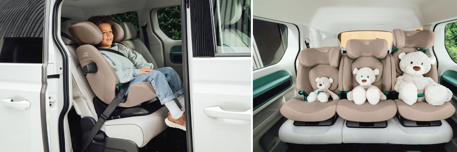 Britax Romer Safefix beżowy zdjęcie na żywo