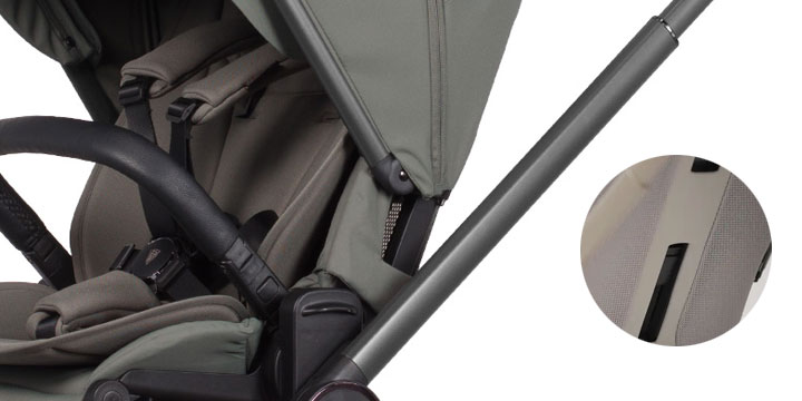 Venicci Upline 3 system wentylacji z tyłu siedziska