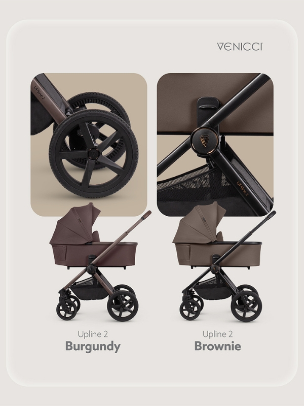 Nowość! Venicci Upline 2 w kolorach Burgundy i Brownie Ewozki.eu