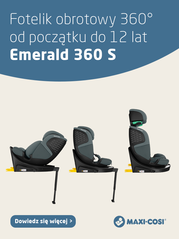 Maxi-Cosi Emerald S fotelik obrotowy 360 stopni Ewozki.eu