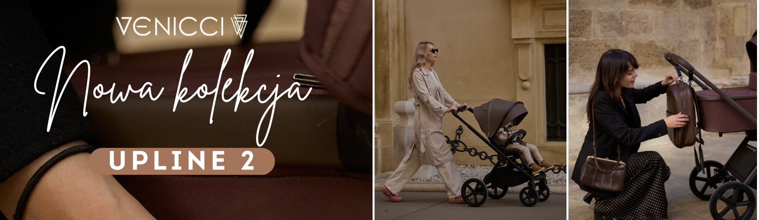 Nowość! Venicci Upline 2 w kolorach Burgundy i Brownie Ewozki.eu