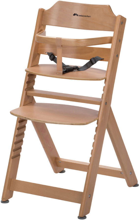 Bebeconfort Timba Basic, Houten Meegroeikinderstoel, 6 Maanden 10 Jaar Tot 30 Kg Verstelbare Zitting Voetensteun Afneembare 3 Punts Veiligheidsgordel Compatibel Met Baby Natural Wood 1594356907
