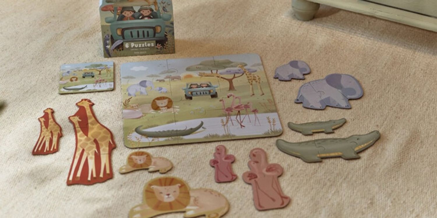 Little Dutch Puzzle XL Safari Friends FSC