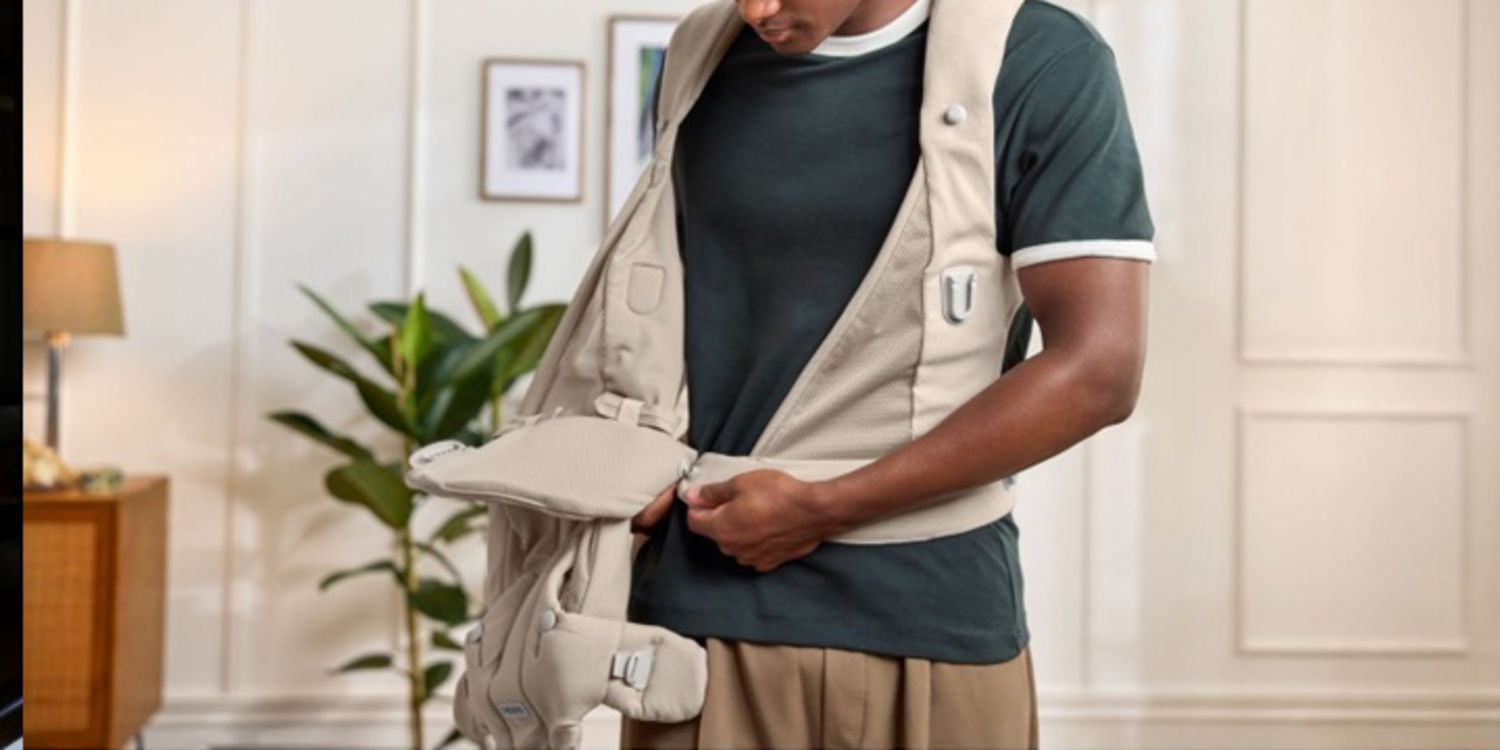 Baby Bjorn Hold Woven Sand Grey