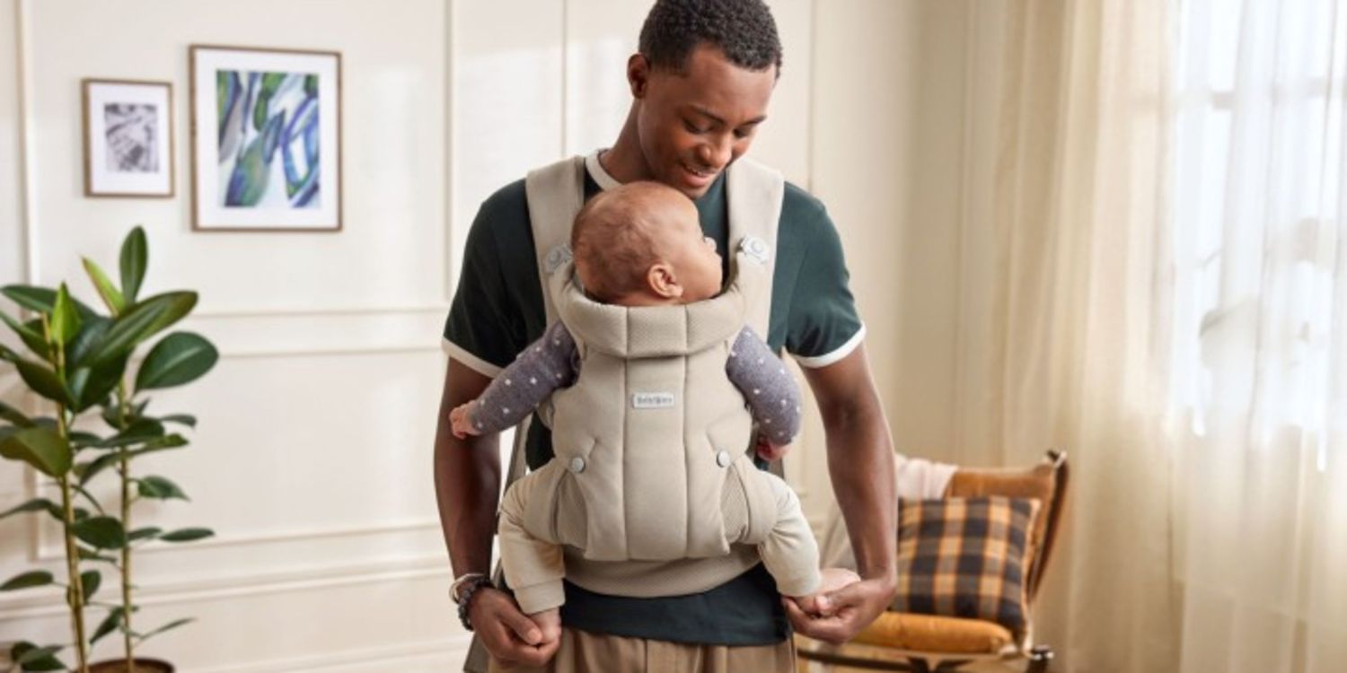Baby Bjorn Hold Woven Sand Grey