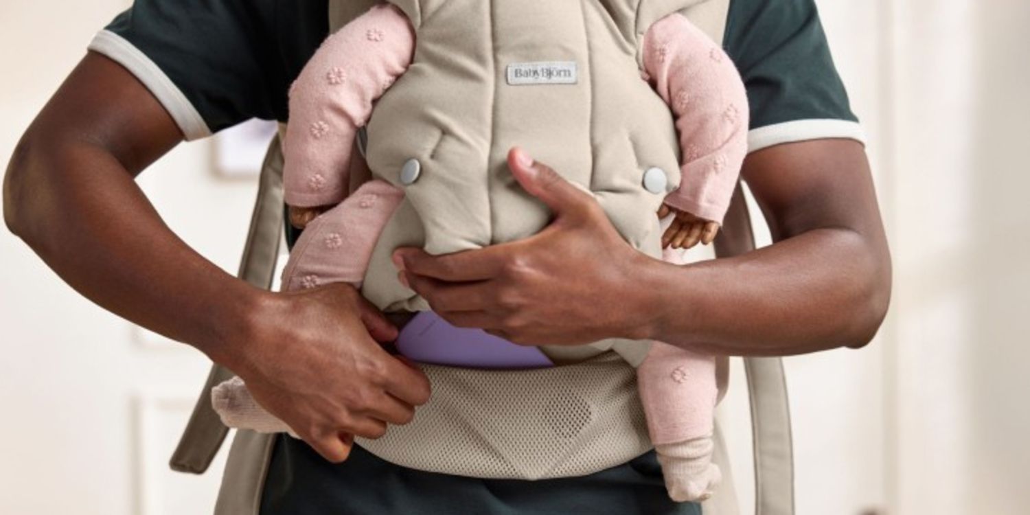 Baby Bjorn Hold Woven Sand Grey